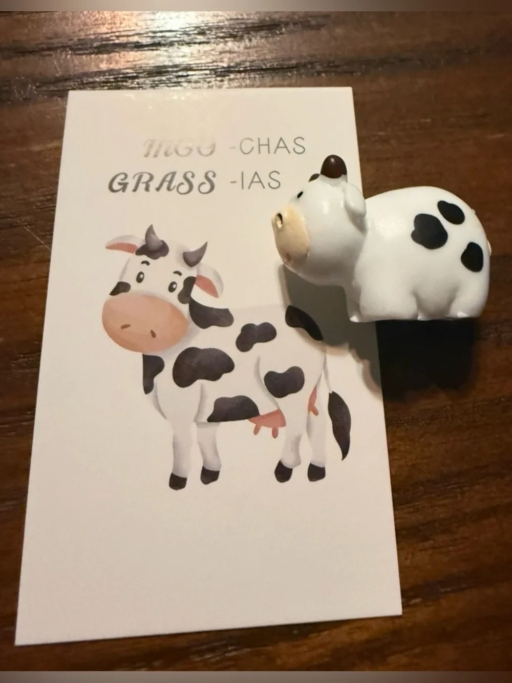 $2 Cow Card Set $2 WITH ANY $10 Order or more